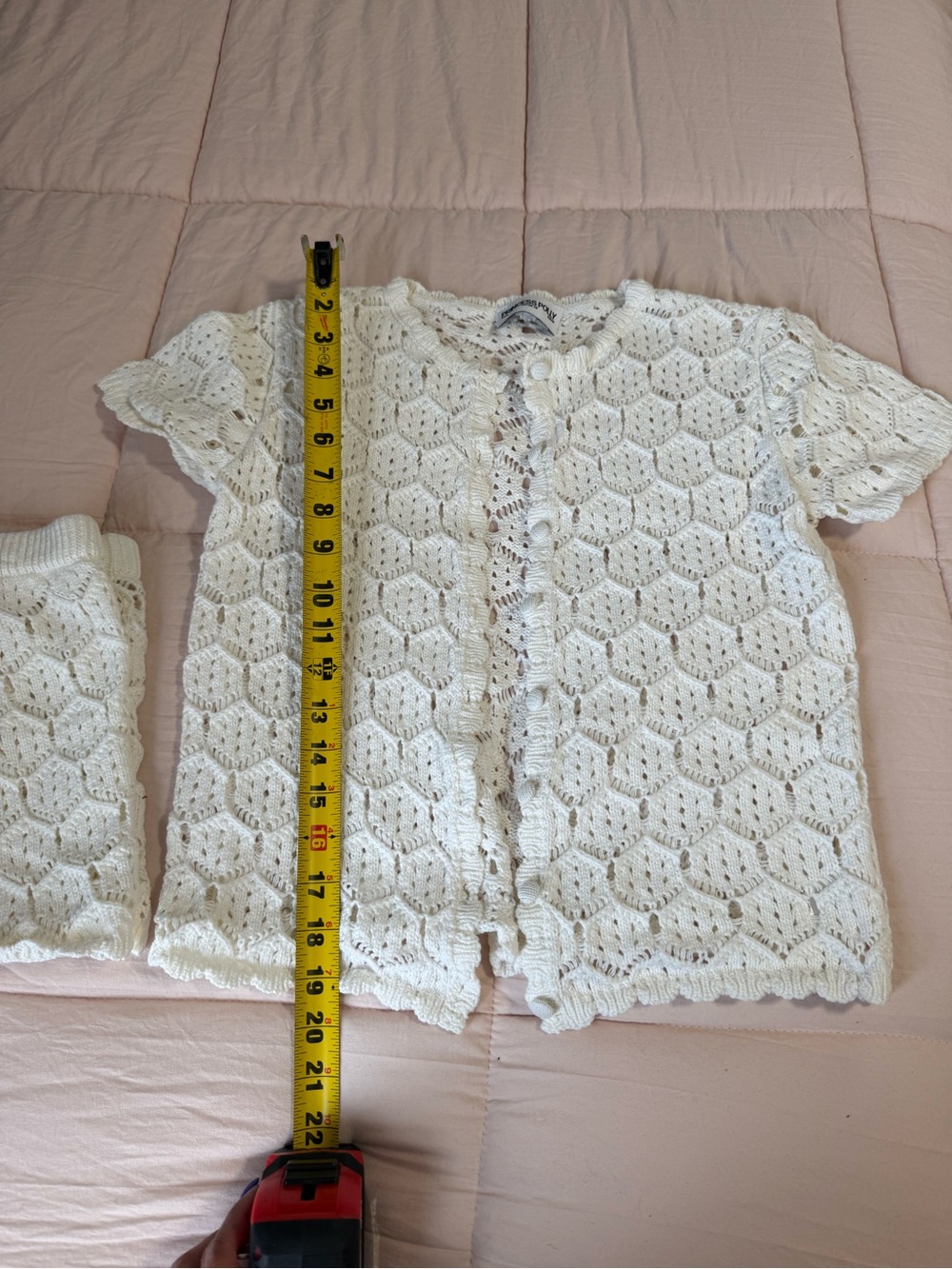 Princess Polly Sun Still Shines Crochet Set Cream